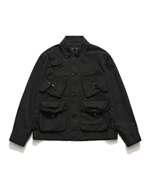 C-1 JACKET / BLACK LINEN