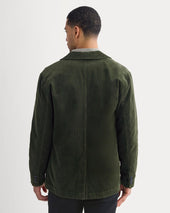 Fine Wale Corduroy Chore Blazer | Dark Forest