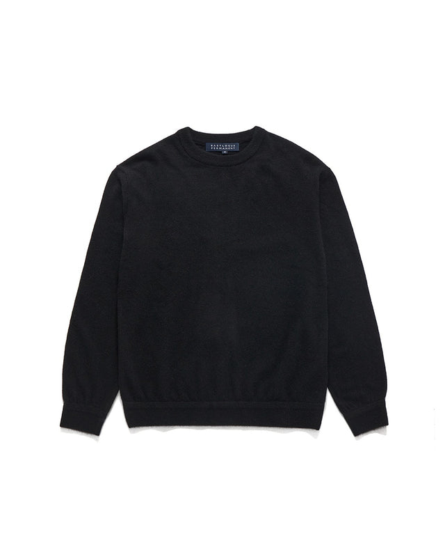 CREW NECK KNIT / BLACK