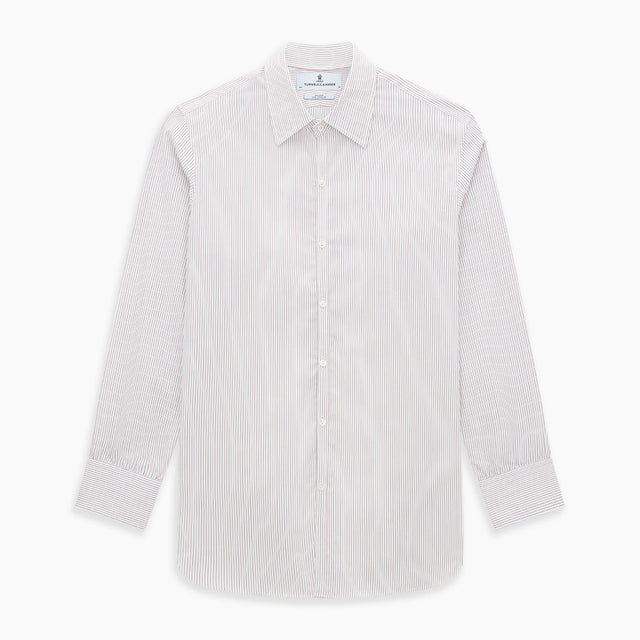 Red and Blue Ticking Stripe Westminster Shirt