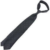 Floral Cashmere Silk Grenadine Tie Grey Shadow
