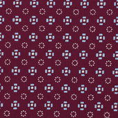 Floral Printed Silk Bespoke Tie - Berry