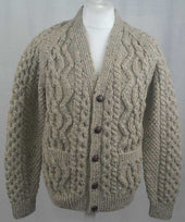 8E V-Neck Cardigan - 100% Donegal Tweed - Inverallan
