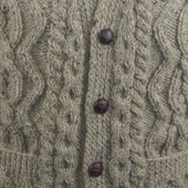 8e V Neck Cardigan 100 Donegal Tweed Inverallan