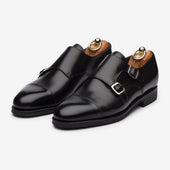 Double Monk - Black - Zip Last