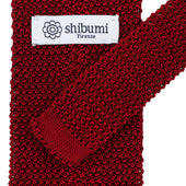 Silk Knit Tie Cherry