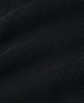 Heavyweight Waffle Cotton Underwear - Black