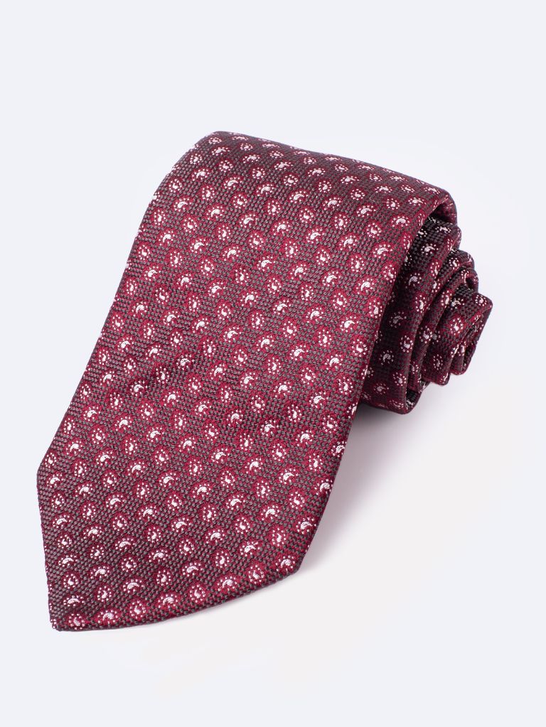 Benjamin Disraeli Tie – Red / White