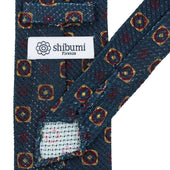 Printed Grossa Grenadine Silk Tie Hand Rolled