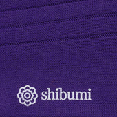 Knee Socks Ribbed Purple Thick Wool