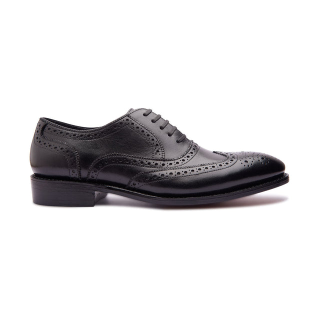Marcell, Full Brogue Oxford - Black | Hand Welted | Classics Collection