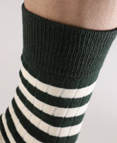 Retro Striped Cotton Socks