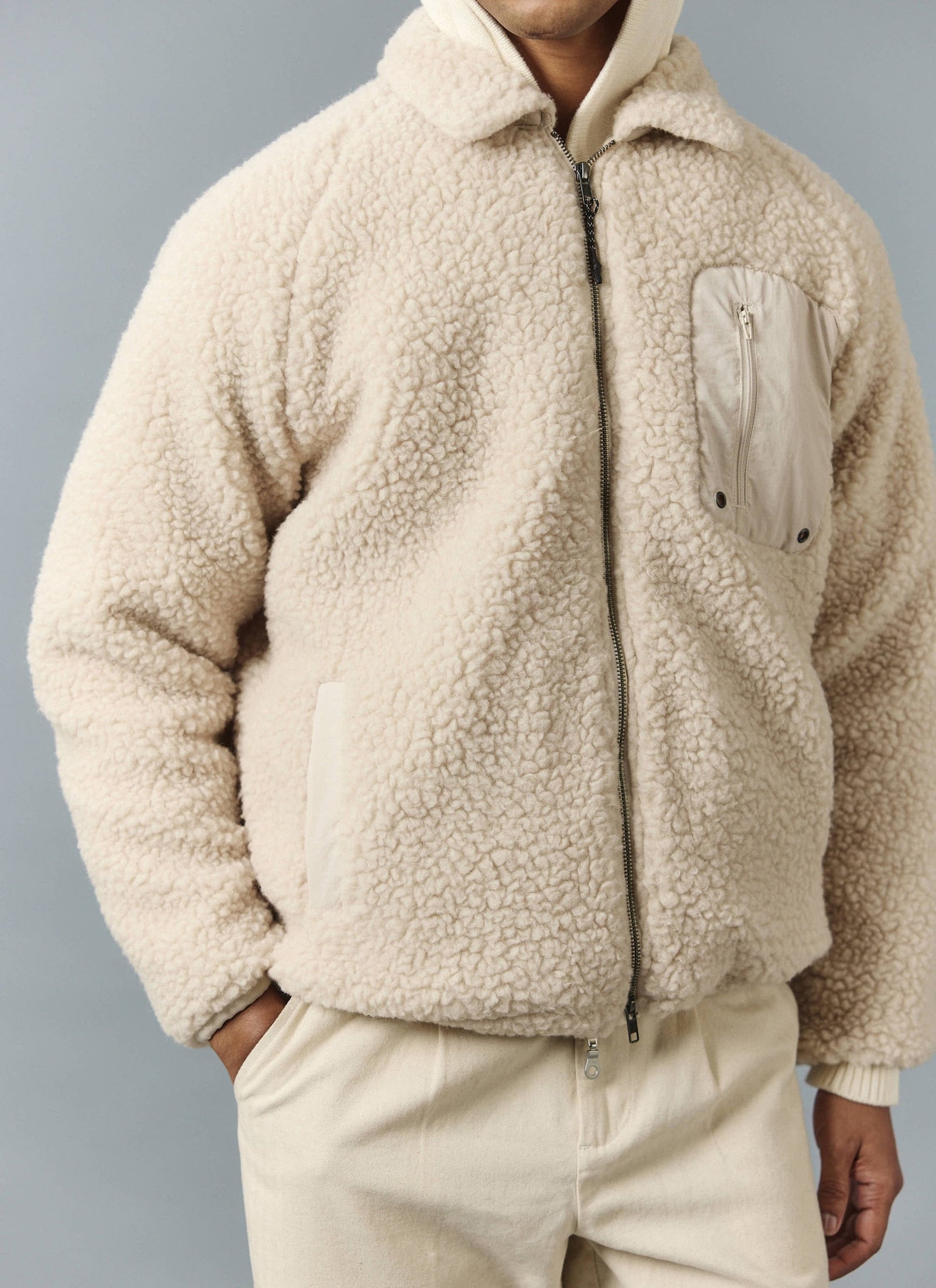 Men S Wool Fleece Jacket