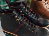 Rose Anvil X GORAL Monkey Boots - Blood Core Leather Black - PRE ORDER