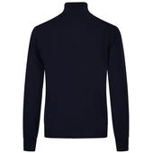 Merino Wool Zip Neck Sweater