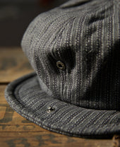 Yarn Dyed Stripe Newsboy Cap