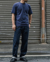 10.6 oz Reverse Weave T-Shirt - Navy