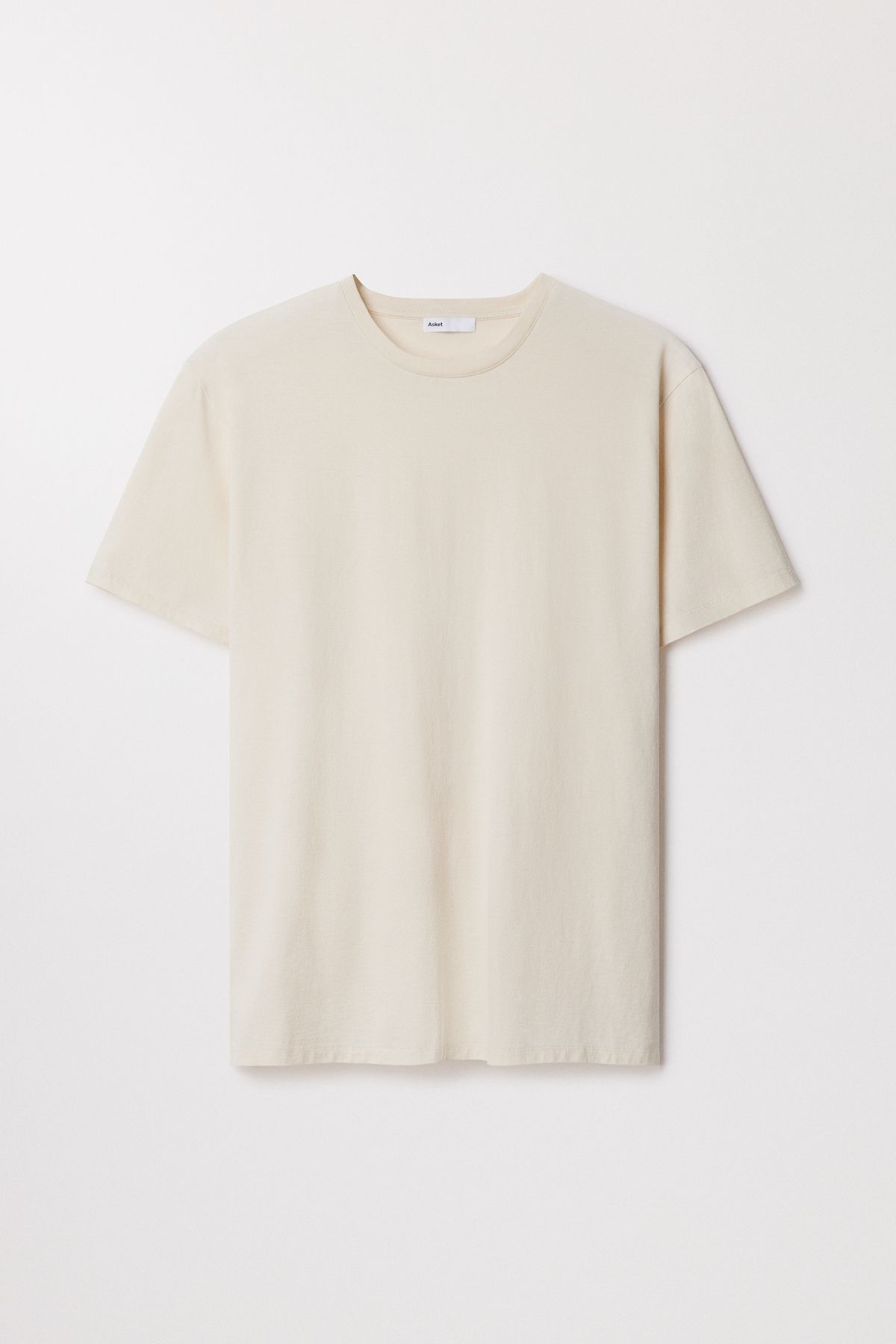 Men S Off White Lightweight T Shirt Supima Cotton Asket