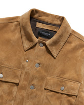 Kw M43 Leather Jacket Beige Suede
