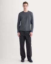 The Essential Organic Long-Sleeve Tee | Graphite