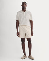 The Cotton Linen Polo | Birch