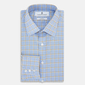 And Yellow Windowpane Mayfair Shirt