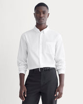 Washed Poplin Shirt | White