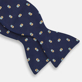 And Yellow Links Silk Bow Tie