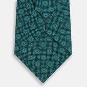 Medallion Printed Silk Tie