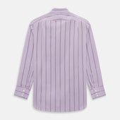 Lilac Track Stripe Mayfair Shirt