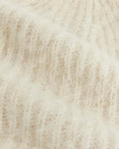 Plush Alpaca Beanie | Bone