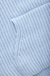 Wool Chunky Pullover Hoodie Icicle