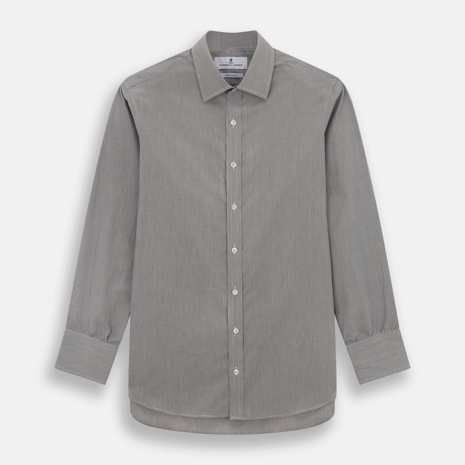 Navy Fine Stripe Mayfair Shirt