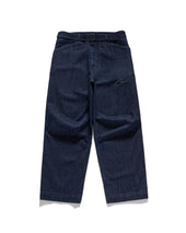 Curve Knee Belted Pants Denim