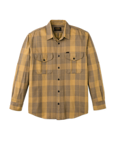 Vintage Wash Alaskan Guide Shirt - Light Brown / Ochre Plaid