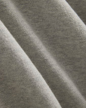 Luxe Merino Double-Knit Sweater | Heathered Grey