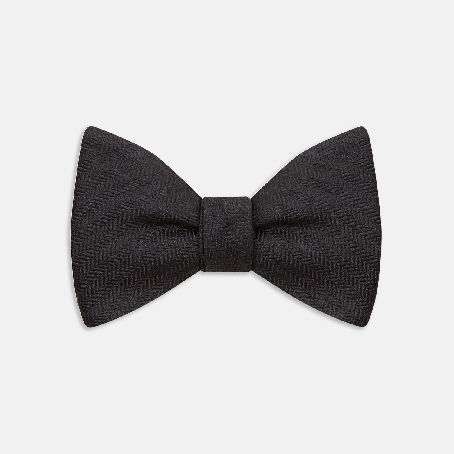 Herringbone Silk Bow Tie