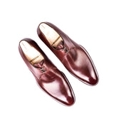 Two Eyelet Derby In Bronze Mountain Calf
