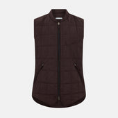 Burgundy Quilted Gilet