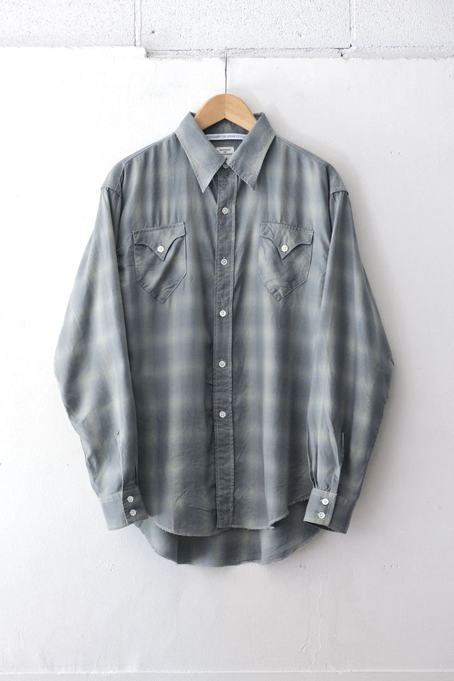N.O.UN WESTERN SHIRT Sage Check | Directors Web Shop powered by BASE