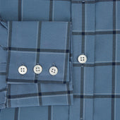 Grey Grid Check Mayfair Shirt