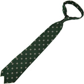 Shibumi Flower Jacquard Silk Tie Hand Rolled