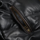 Snowdon Leather Down Jacket