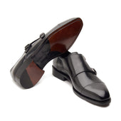 Leon Cap Toe Double Monk Strap Hand Welted Classics Collection