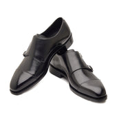 Leon Cap Toe Double Monk Strap Hand Welted Classics Collection
