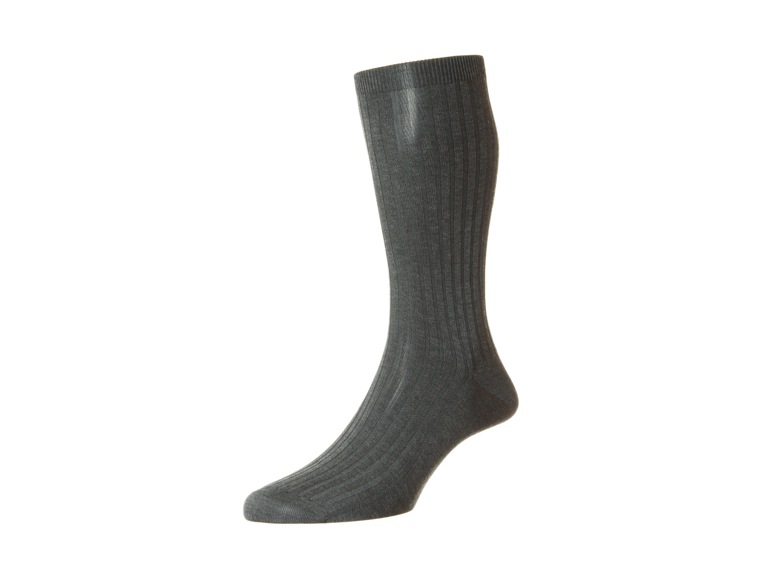 Cotton Socks In Dark Grey