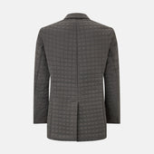 Fulham Shadow Grey Single Breasted Quilted Blazer