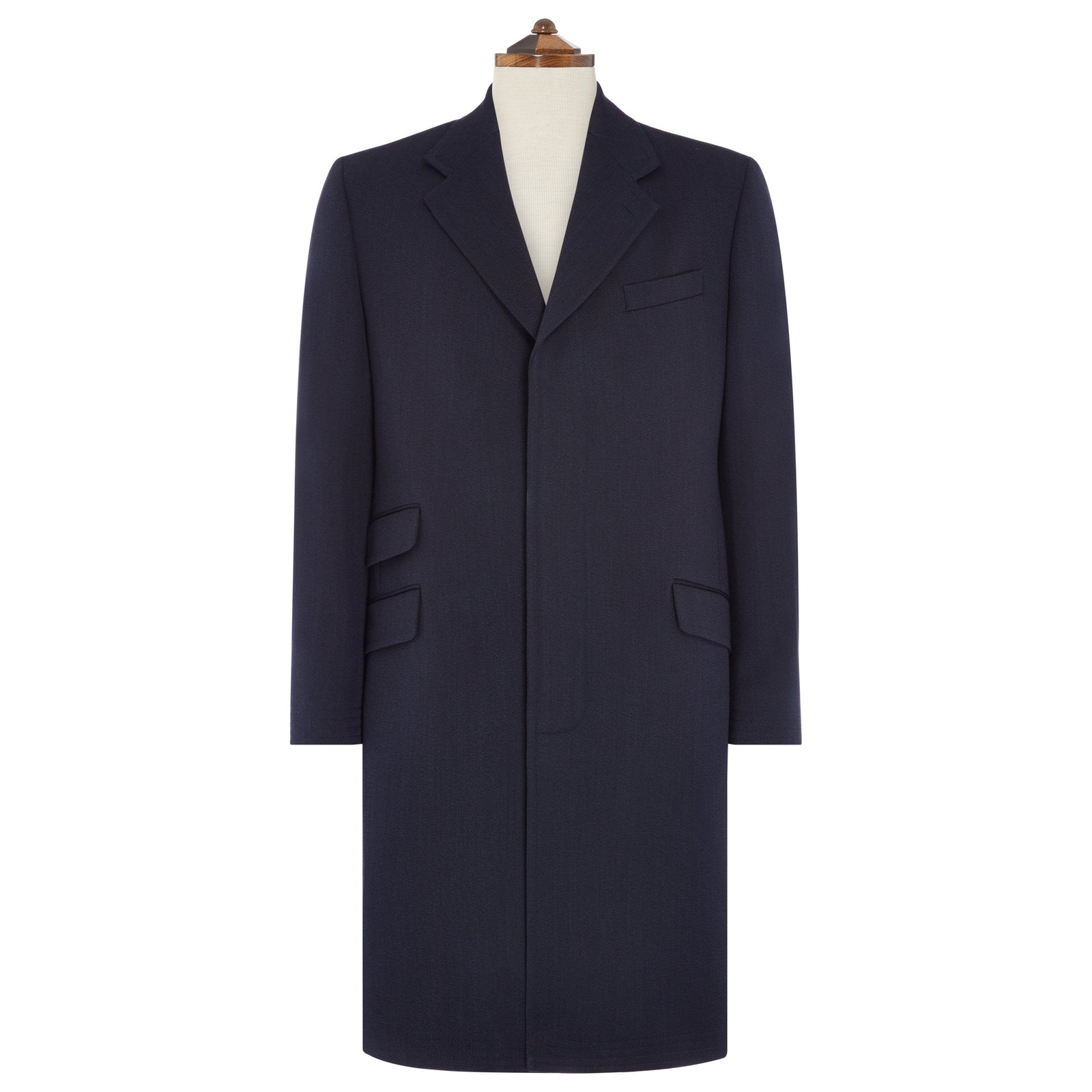 Rothbury Navy Covert Twill Coat