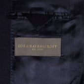 Rothbury Navy Covert Twill Coat