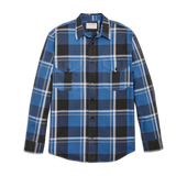 Lightweight Alaskan Guide Shirt - Blue / Faded Black / White Plaid